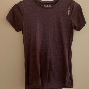 Reebok, short sleeve athletic top.